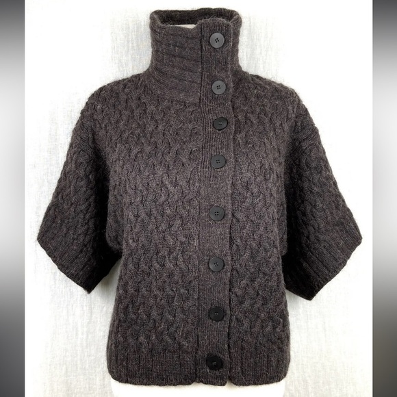French Connection Alpaca Blend Cardigan Sweater Women’s Kimono Flare Sleeve S - Picture 1 of 8